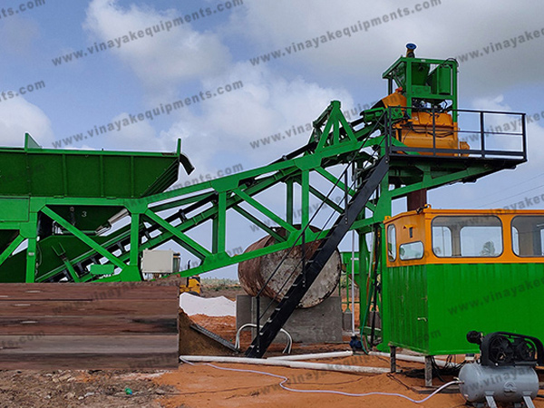 Mobile Concrete Batching Plant in Aruba